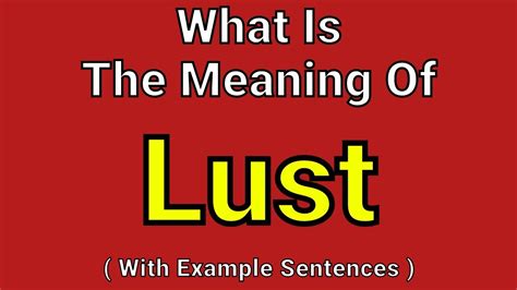 lust in tagalog meaning|LUST Meaning in English .